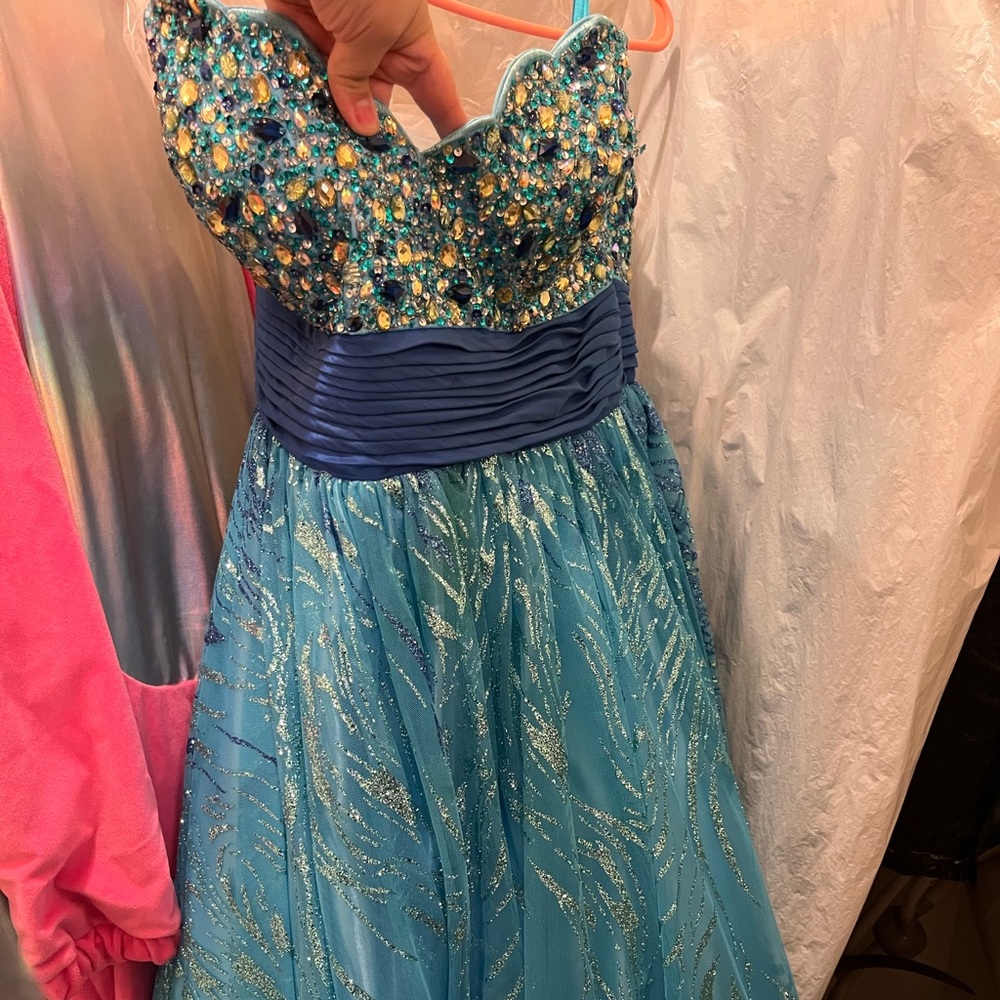Blue Jovani Prom Dress